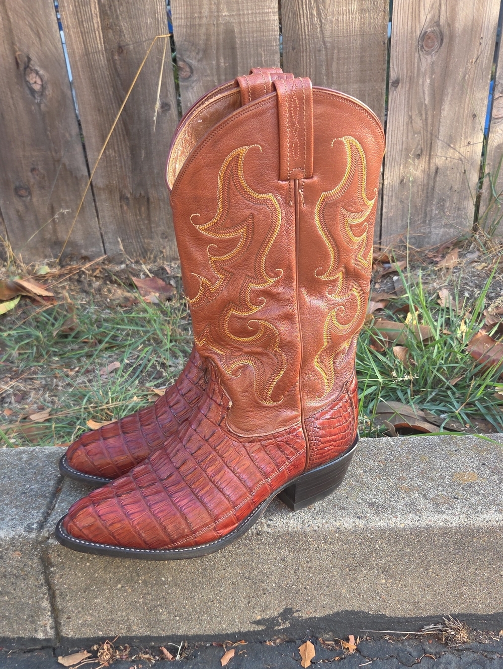 Tony Lama CZ1010 Men's Exotic Collection Western Boot Men 8.5 EE